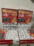Pack Filtrete 16"X25"X4" Allergen Defense Air Filter Mpr 1000, Merv 11. Fixed Price $39.00.