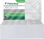 Filterbuy 22X26X1 Air Merv 8 Dust Defense (12-PACK), Pleated Hvac New. Fixed Price $169.50.