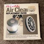 Nib 1981 Rival Air Cleaner 5" Personal Fan Model 2800 Filter Replacement 2810. Fixed Price $14.99.