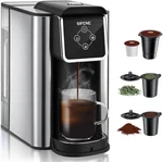 Dual Coffee Maker Single Serve For Pods, Cups & Grounds Tea Brewer. Fixed Price $75.22.