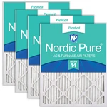 Nordic Pure 24X24X1 Actual Size 23 3/8 3/4 Pleated Merv 14 Air. Fixed Price $113.73.
