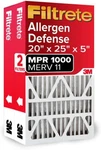 Filtrete 20X25X5 Furnace Filter Mpr 1000 Merv 11 Allergen Defense 2-PACK. Fixed Price $62.39.