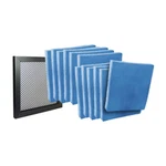 18 X 30 Pads-n-frame (12) Hvac Blue White Filters & (1). Fixed Price $139.00.