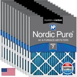 Nordic Pure 12X18X1 (actual Size: 11 1/2 17 3/4) Pleated Air Filters Mer. Fixed Price $198.40.