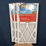 Filtrete 12X24X1 Air Filter Mpr 1000 Merv 11, Allergen Defense, 3- Pack. Fixed Price $39.99.