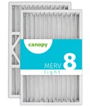 Canopy 16X25X5 Merv 8, Light Air Filter For Healthy Home, 15 7/8". Fixed Price $85.22.