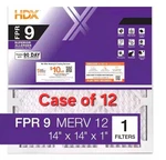 14 In. X Superior Pleated Air Filter Fpr 9, Merv 12 - Case Of. Fixed Price $54.99.