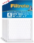 16X20X1 Air Filter, Merv 13 Mpr 1900, Allergens, Bacteria, Viruses & Polluta. Fixed Price $107.35.