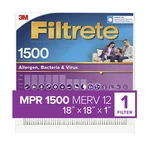 Filtrete Allergen, Bacteria & Virus Air Filter, 1500 Mpr, 2017-4. Fixed Price $32.85.