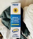 Veva Premium Hepa Filters & Carbon GG4825-2 New!. Fixed Price $25.00.