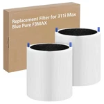 2 Pack Hepa Activated Carbon Filter For Blueair Pure 311I Max. Fixed Price $47.47.