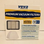 Veva Complete Premium Vacuum Set Including 2 Hepa 4 Foam Felt. Fixed Price $9.10.