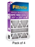 3M NDP03-4S-4 Allergen Reduction Deep Pleated Filters 20X25X4 In. (pack Of 4). Fixed Price $94.99.