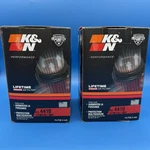 2X K&n High-flow Original Lifetime Universal Clamp-on Air Filter Ru 4410. Fixed Price $64.99.