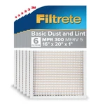 Filtrete 16X20X1 Air Merv 5, 6-PACK Furnace Hvac Filters For Home, .... Fixed Price $47.11.