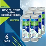 6 Activated Carbon Block Water Filters For Any Standard Ro Unit Free Shipping. Fixed Price $30.99.