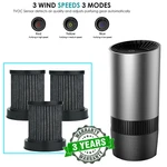 True Hepa Air Purifier For Car Smoker Filters Tvocs Odor Dust Sensor. Fixed Price $32.19.