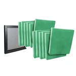 18 X 20 Pads-n-frame Air Filtration System, & (12) Filter. Fixed Price $131.80.