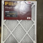 Pack Filtrete 3M Micro Allergen Defense Replacement 20X2X1 Air Filters. Fixed Price $25.99.