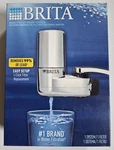 Brita Faucet Mount Water Filter System Chrome, No-wait Filtration, Easy Install. Fixed Price $19.95.