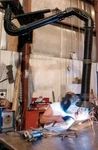Extract-all Welding Fume Extractor ARM,7' L, 8" Dia. Model EA78, Wall Mount. Fixed Price $1400.00.