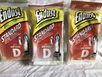 Lot Of 3 Endust Dirt Devil Type Standard Vacuum Filter Bags Pack. Fixed Price $11.34.