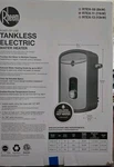 Rheem RTEX-18 Electric Tankless Water Heater Grey. Fixed Price $225.00.