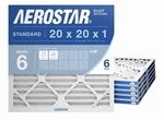 Aerostar Merv Air Filter, 20X20X1 (6 Pack) Hvac Furnace Filters. Fixed Price $49.99.