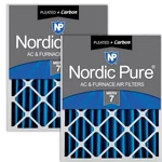 Nordic Pure 20X25X4 (actual Size: 19 1/2 24 3 5/8) Pleated Air Filter.... Fixed Price $70.68.